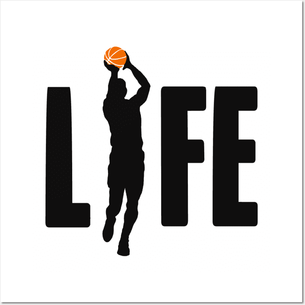 Basketball is Life Wall Art by Issho Ni